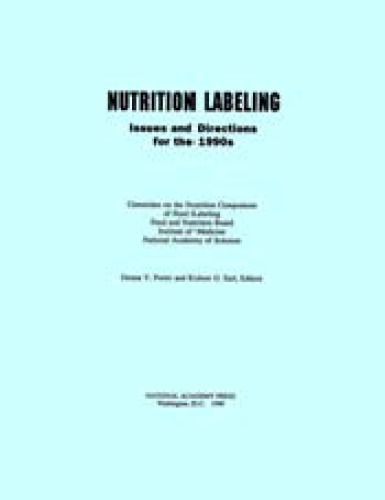 Nutrition labeling : issues and directions for the 1990s